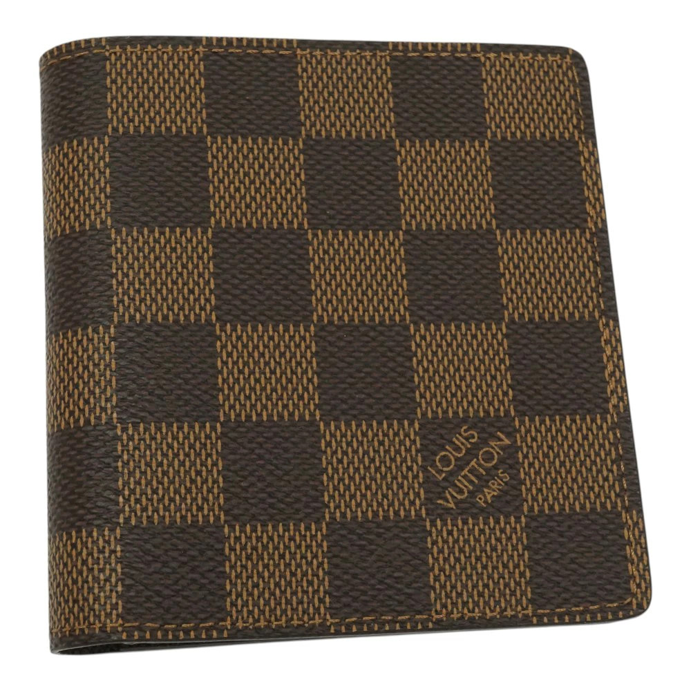 Louis Vuitton Portefeuille Cartes Credit Wallet Leather Brown